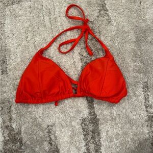 Red bikini top